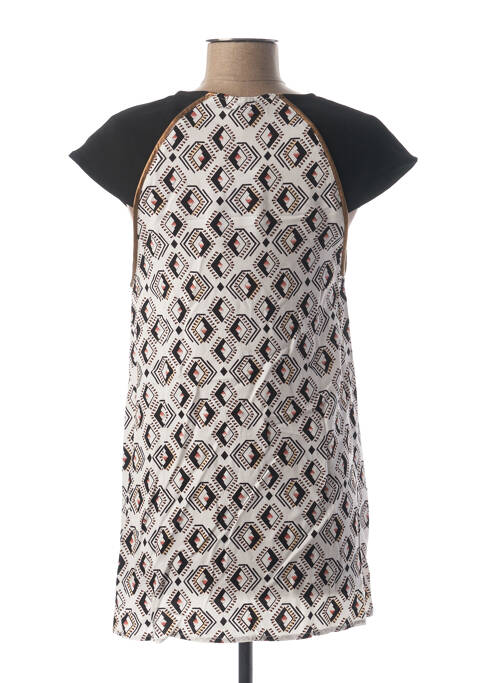 Tunică mâneci scurte alb MIA SOANA femeie