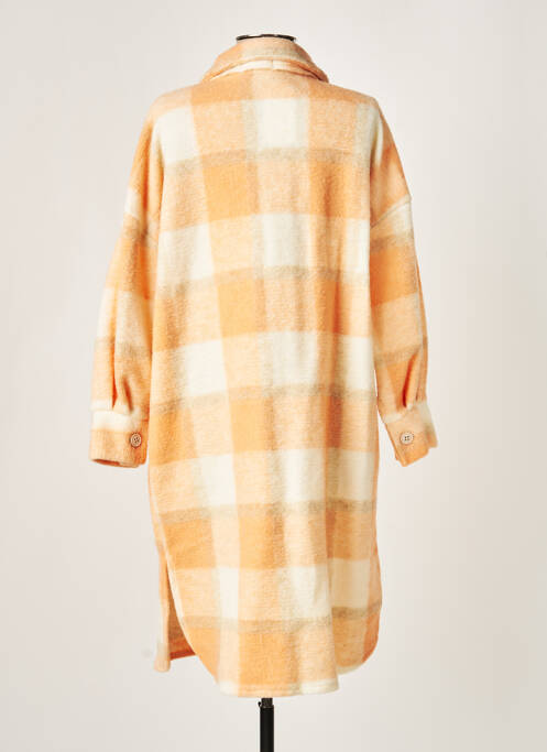 Palton lung portocaliu BOBBIE&BOB femeie