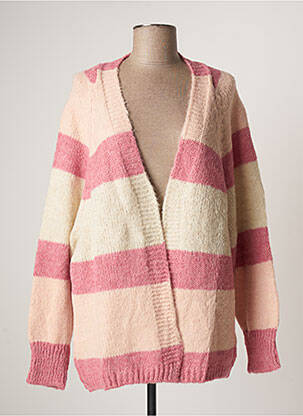 Vestă cu mâneci lungi roz BOBBIE&BOB femeie