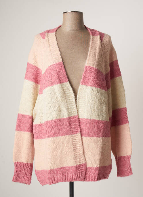 Vestă cu mâneci lungi roz BOBBIE&BOB femeie