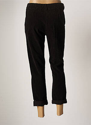 Pantalon 7/8 elasticitate mărime normală negru BOBBIE&BOB femeie