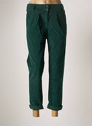 Pantalon 7/8 elasticitate mărime normală verde BOBBIE&BOB femeie