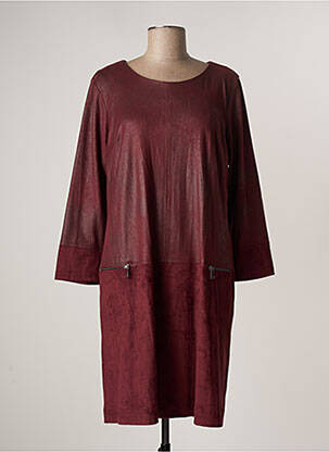 Rochie midi roșu LE PETIT BAIGNEUR femeie