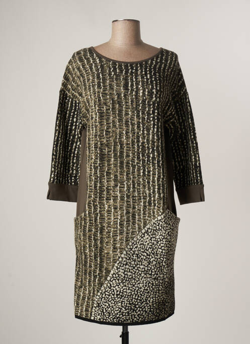 Rochie midi verde LA FEE MARABOUTEE femeie