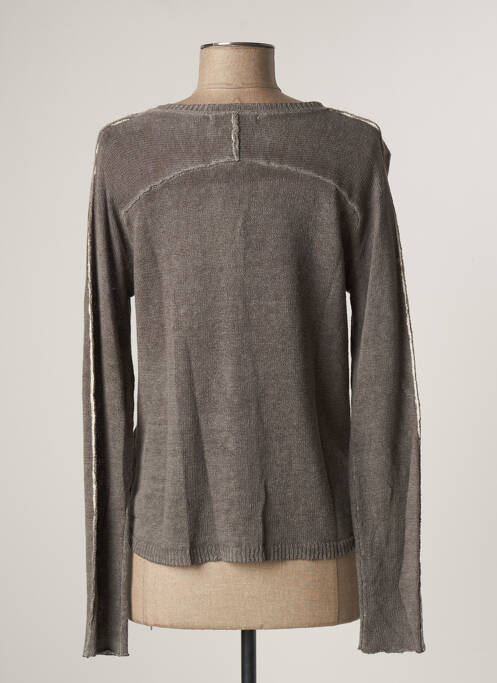 Vestă cu mâneci lungi gri SANDWICH femeie