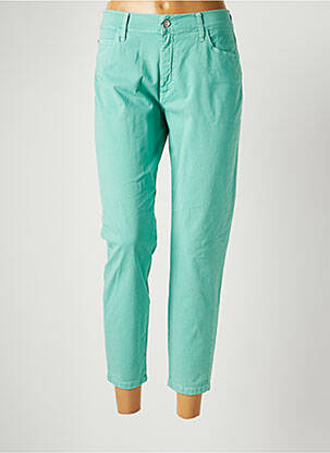 Pantalon 7/8 verde DESGASTE femeie