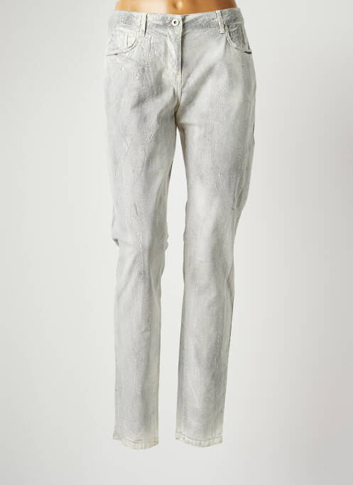 Pantalon slim gri SANDWICH femeie