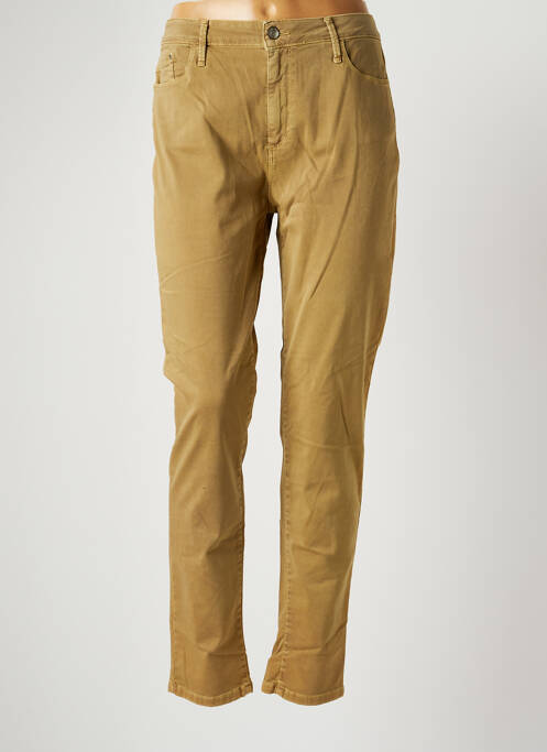 Pantalon slim maro DESGASTE femeie