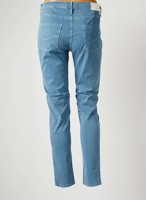 Pantalon slim albastru DESGASTE femeie