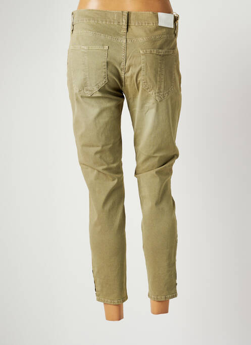 Pantalon 7/8 verde DESGASTE femeie