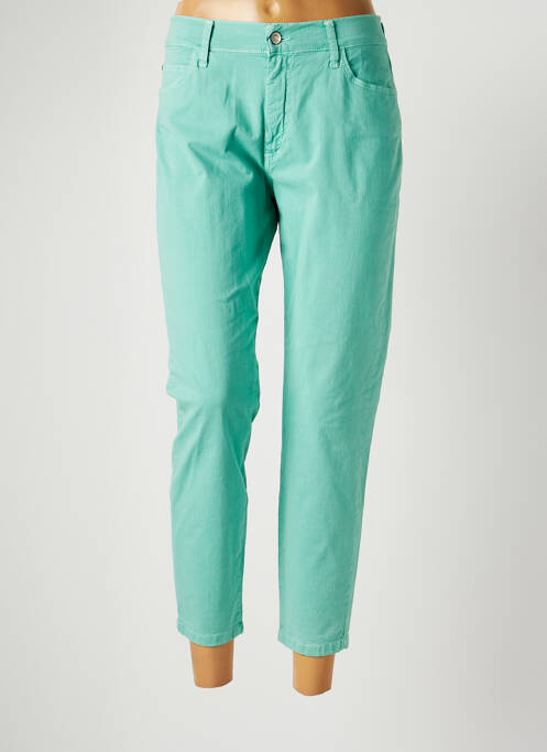 Pantalon 7/8 verde DESGASTE femeie