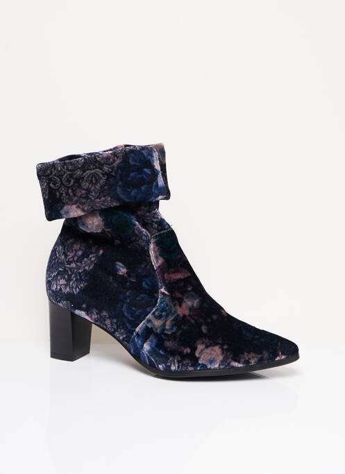 Botine/Ghete albastru FRANCE MODE femeie