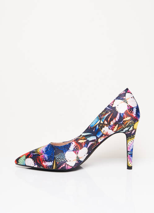 Pantofi cu toc albastru COULEUR POURPRE femeie