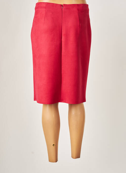 Fustă midi roșu CHRISTINE LAURE femeie
