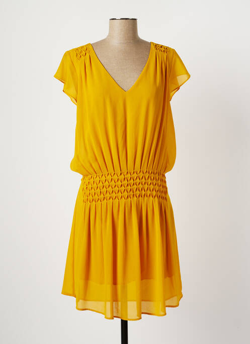 Rochie midi galben GAUDI femeie