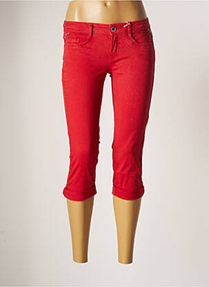 Pantalon trei sferturi roșu STREET ONE femeie