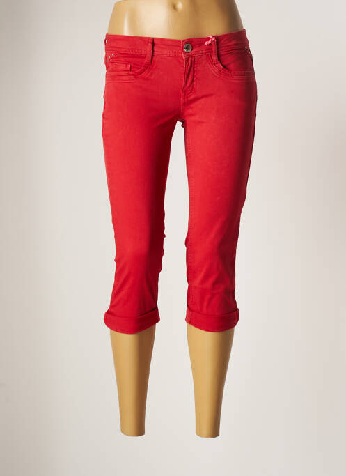 Pantalon trei sferturi roșu STREET ONE femeie