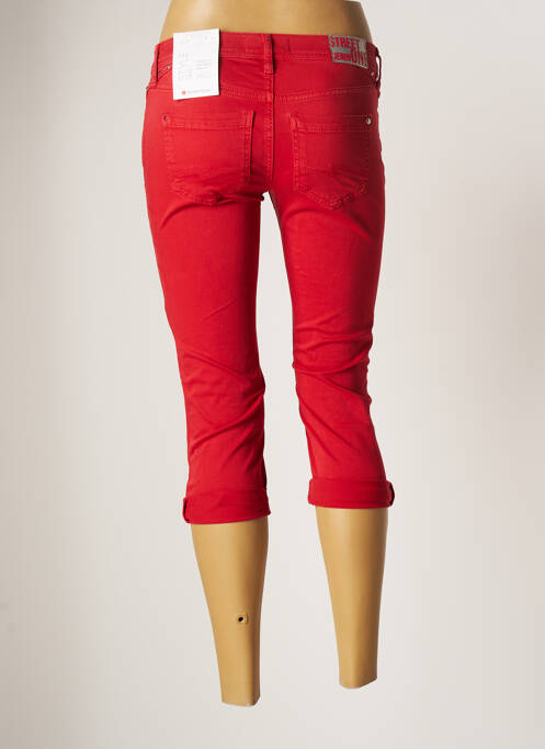 Pantalon trei sferturi roșu STREET ONE femeie