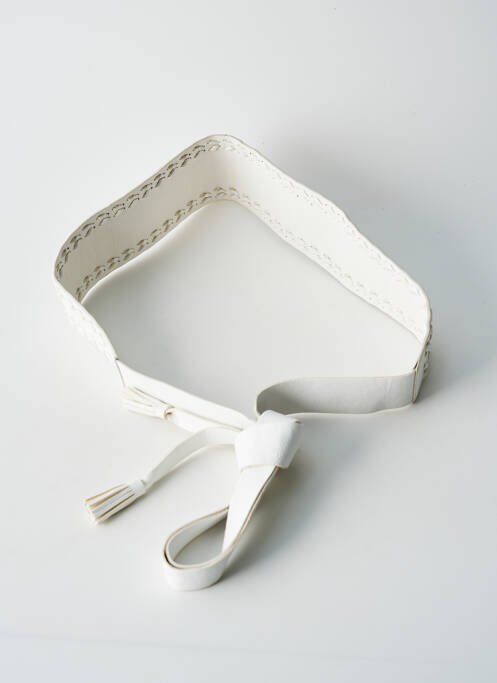 Curea alb MORGAN femeie