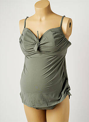 Costum de baie maternitate elasticitate verde CACHE COEUR femeie