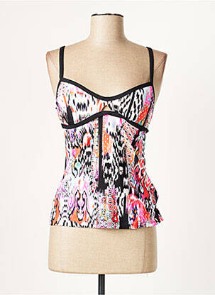 Sutien de costum de baie elasticitate top sutien modelat negru SEAFOLLY femeie