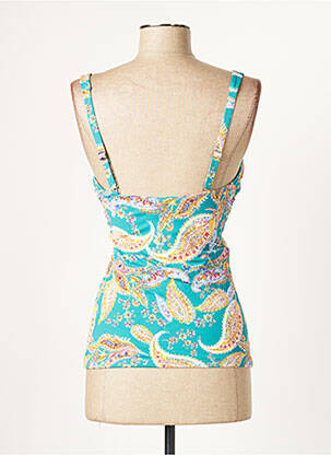Sutien de costum de baie elasticitate top sutien modelat verde MOONTIDE femeie