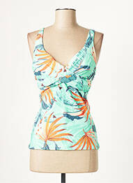 Sutien de costum de baie elasticitate top sutien modelat verde MOONTIDE femeie