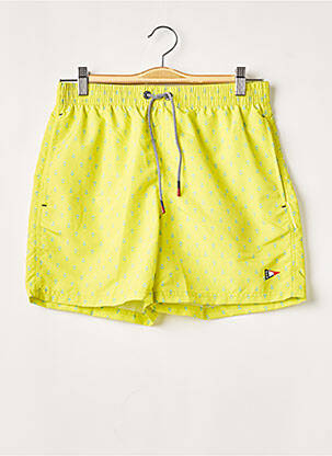 Șort de baie galben SCUOLA NAUTICA ITALIANA bărbat