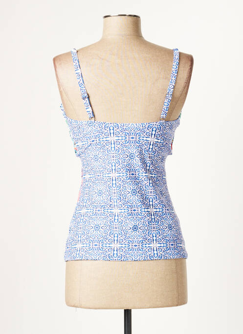 Sutien de costum de baie elasticitate top sutien modelat albastru MOONTIDE femme