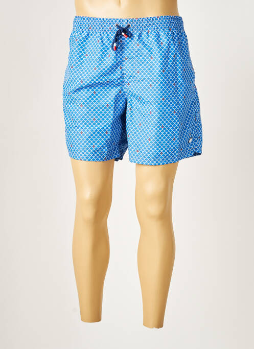 Șort de baie albastru SCUOLA NAUTICA ITALIANA bărbat