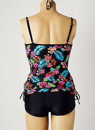 Tankini imprimeu floral negru SUN PROJECT femeie