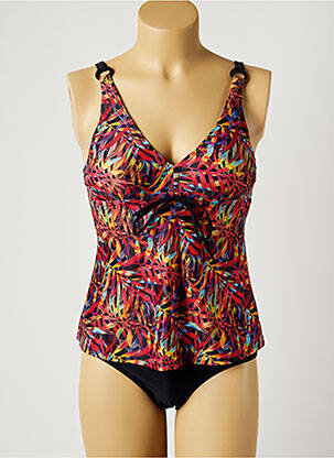 Tankini efect material satinat negru SUN PROJECT femeie