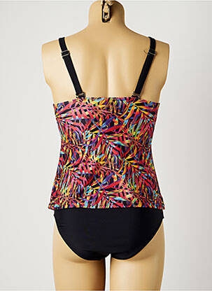 Tankini efect material satinat negru SUN PROJECT femeie