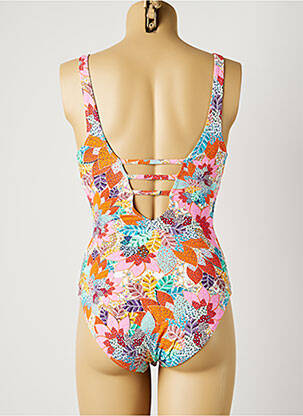 Costum de baie dintr-o singură piesă imprimeu fantezie top sutien modelat roz MOONTIDE femeie