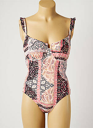 Costum de baie dintr-o singură piesă imprimeu fantezie roz SEAFOLLY femeie