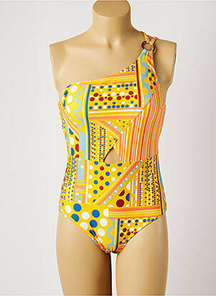 Costum de baie dintr-o singură piesă galben PIHA femeie