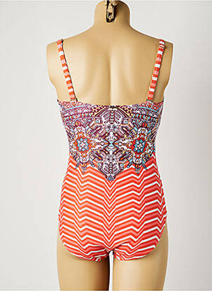 Costum de baie dintr-o singură piesă imprimeu fantezie top sutien modelat roșu MOONTIDE femeie