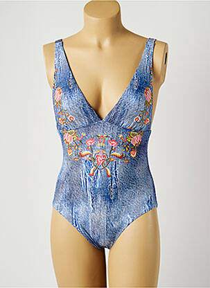 Costum de baie dintr-o singură piesă albastru PIHA femeie