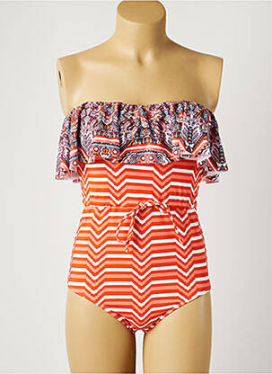 Costum de baie dintr-o singură piesă portocaliu MOONTIDE femeie