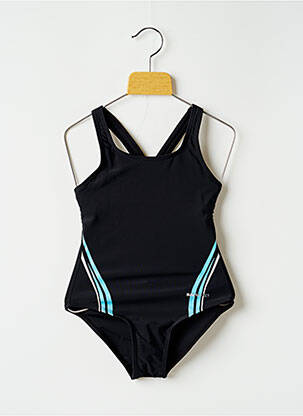 Costum de baie dintr-o singură piesă elasticitate negru SUN PROJECT fată