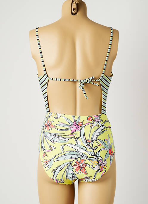 Costum de baie dintr-o singură piesă galben PIHA femeie