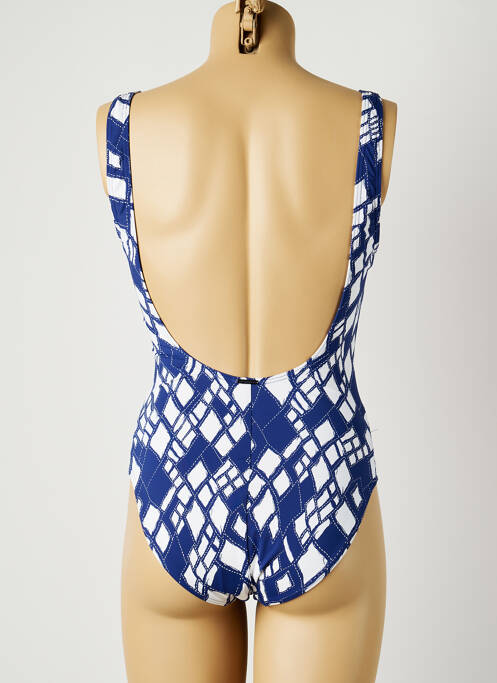 Costum de baie dintr-o singură piesă albastru MOONTIDE femeie