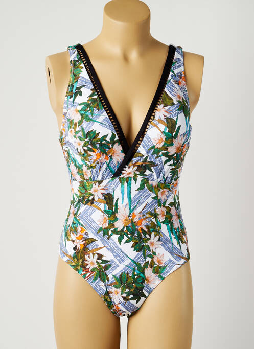 Costum de baie dintr-o singură piesă albastru MOONTIDE femeie