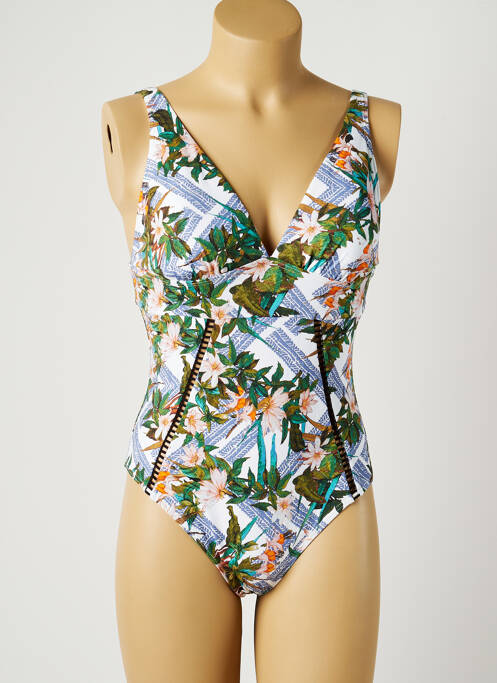 Costum de baie dintr-o singură piesă albastru MOONTIDE femeie