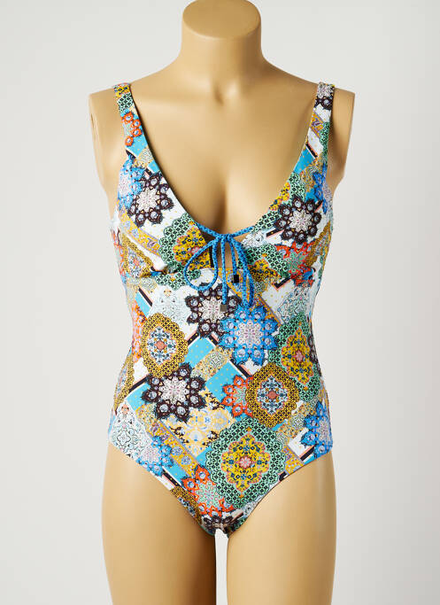 Costum de baie dintr-o singură piesă albastru MOONTIDE femeie