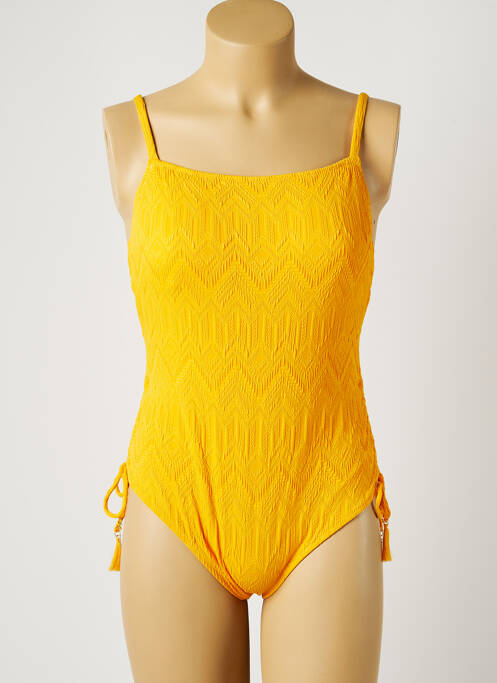 Costum de baie dintr-o singură piesă galben PIHA femeie