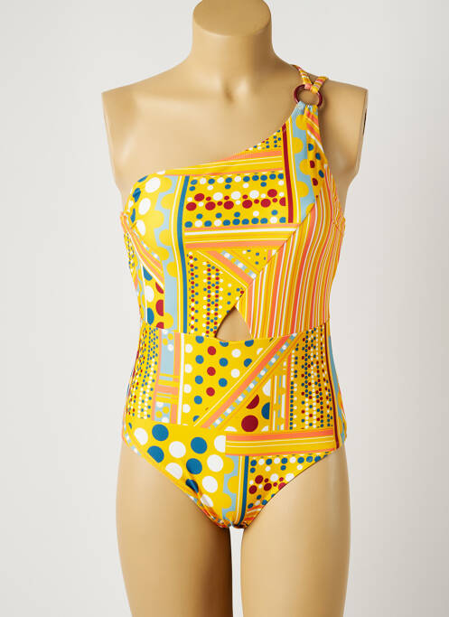 Costum de baie dintr-o singură piesă galben PIHA femeie