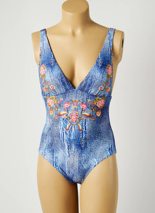 Costum de baie dintr-o singură piesă albastru PIHA femeie