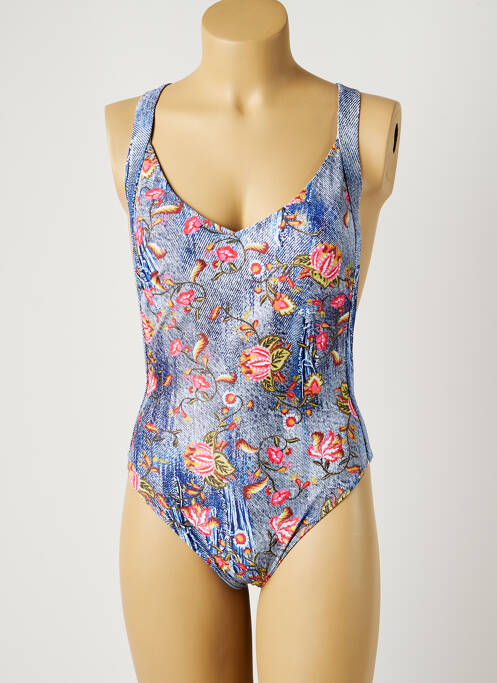 Costum de baie dintr-o singură piesă albastru PIHA femeie