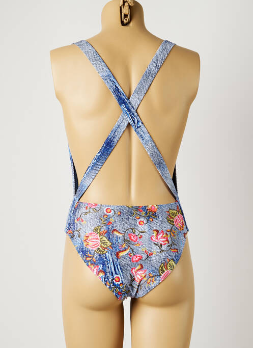 Costum de baie dintr-o singură piesă albastru PIHA femeie